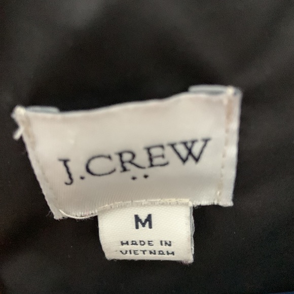 Ladies J. Crew Puffer Jacket. Black. Size Medium - Picture 3 of 4
